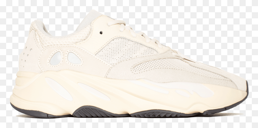 1807x831 Yeezy Boost 700 Eg7596 Nike Free Rn All White, Shoe, Footwear, Clothing HD PNG Download