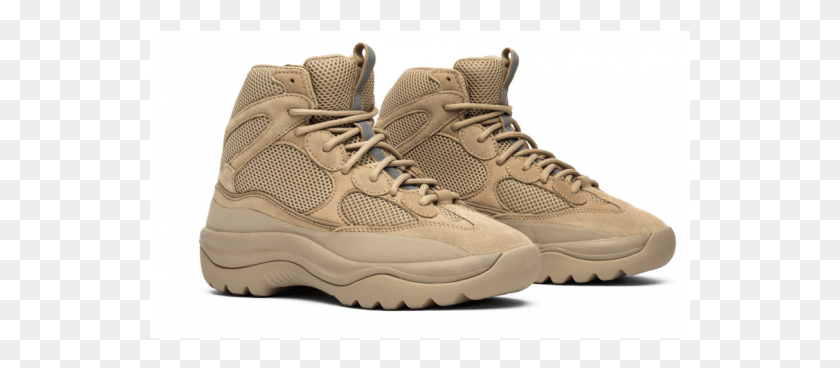 541x308 Yeezy S6 Desert Rat Boots Taupe Hiking Shoe, Footwear, Clothing, Apparel HD PNG Download