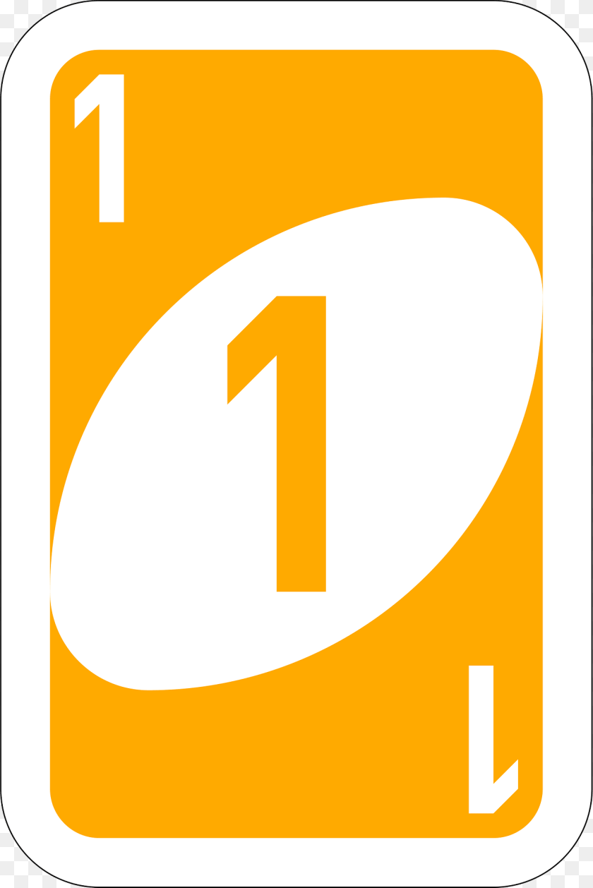 Yellow 1 Card Clipart, Sign, Symbol, Text, Astronomy Transparent PNG
