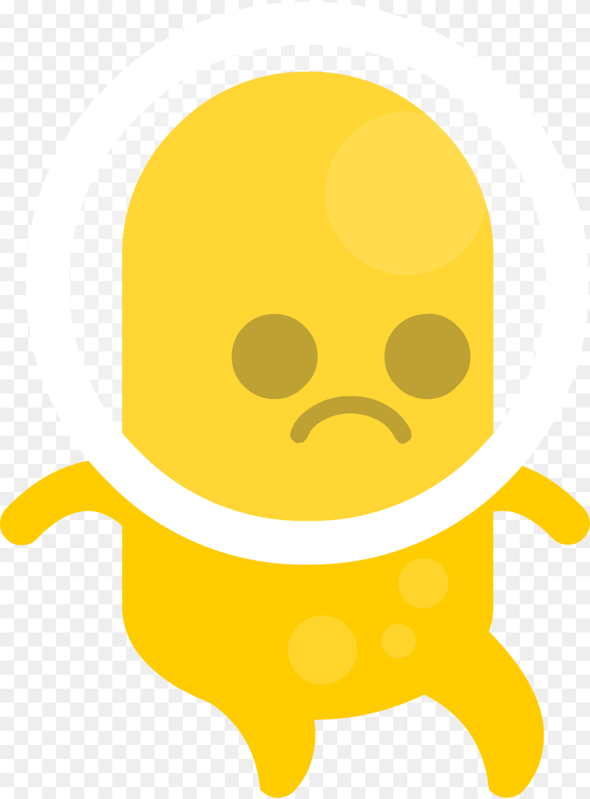 Yellow Alien Clipart, Disk Transparent PNG