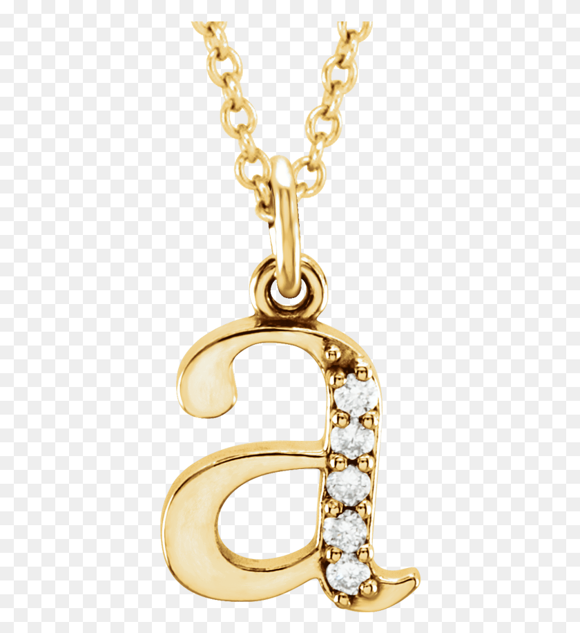 380x856 Yellow Alphabet Design Single Ctw Initial Letter, Pendant, Gold HD PNG Download