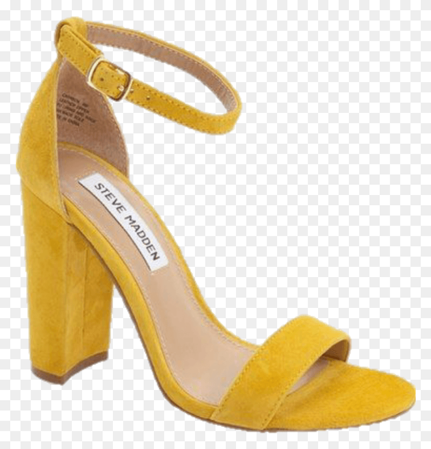 839x877 Descargar Png Zapatos De Moda Amarillas Png
