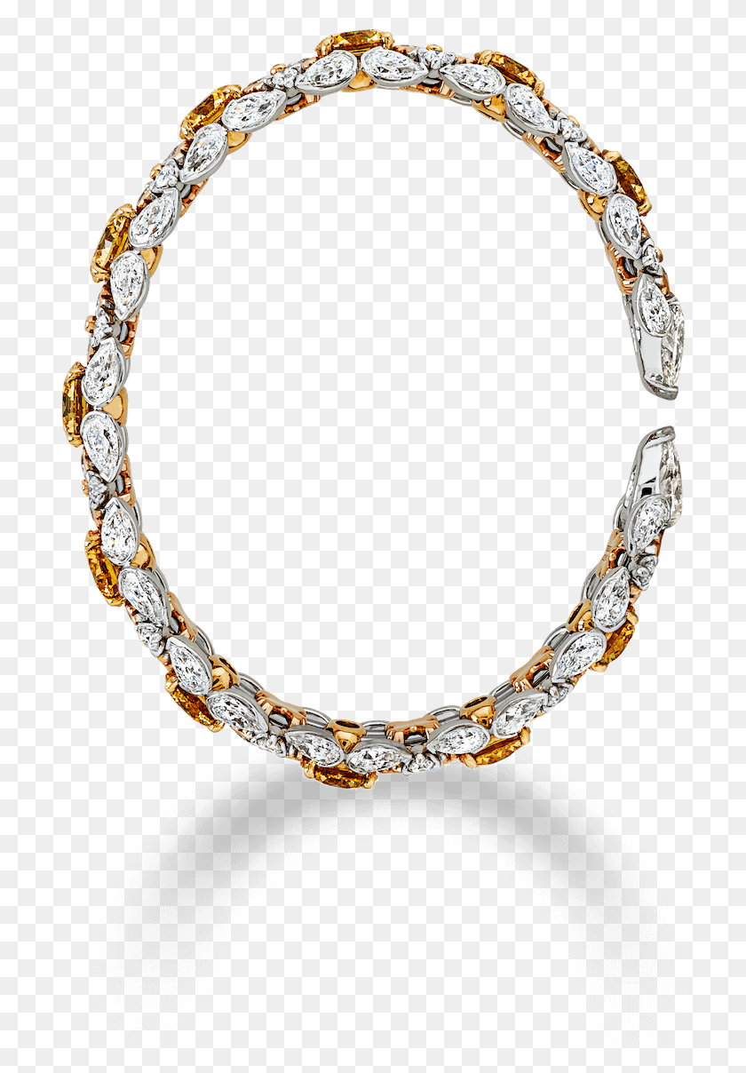 704x1148 Yellow And Pink Diamond Bracelet 08 21 491 Jewellery Body Jewelry, Necklace, Accessories, Accessory HD PNG Download