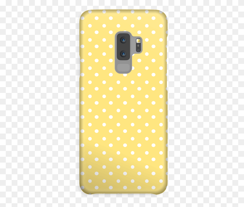 317x653 Yellow And White Dots Case Galaxy S9 Plus Polka Dot, Texture, Mobile Phone, Phone HD PNG Download