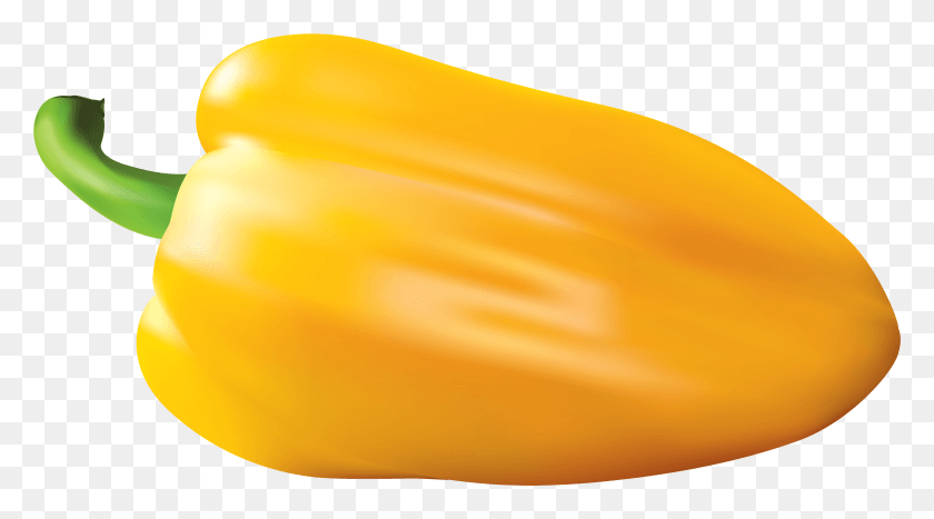 3864x2021 Yellow Bell Pepper Transparent, Plant, Vegetable, Food HD PNG Download