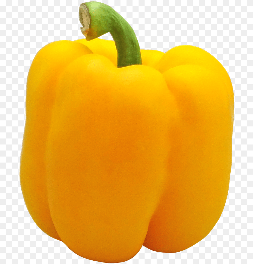 719x877 Yellow Bell Pepper Transparent Background, Bell Pepper, Food, Plant, Produce Clipart PNG