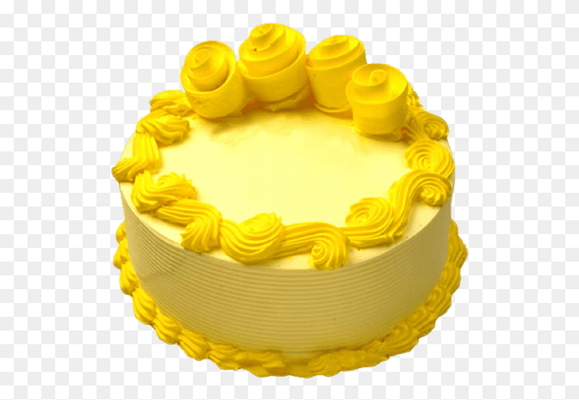 522x521 Yellow Birthday Cake Mndw Yellow Cake Yellow Color Birthday Cake, Dessert, Food, Icing HD PNG Download