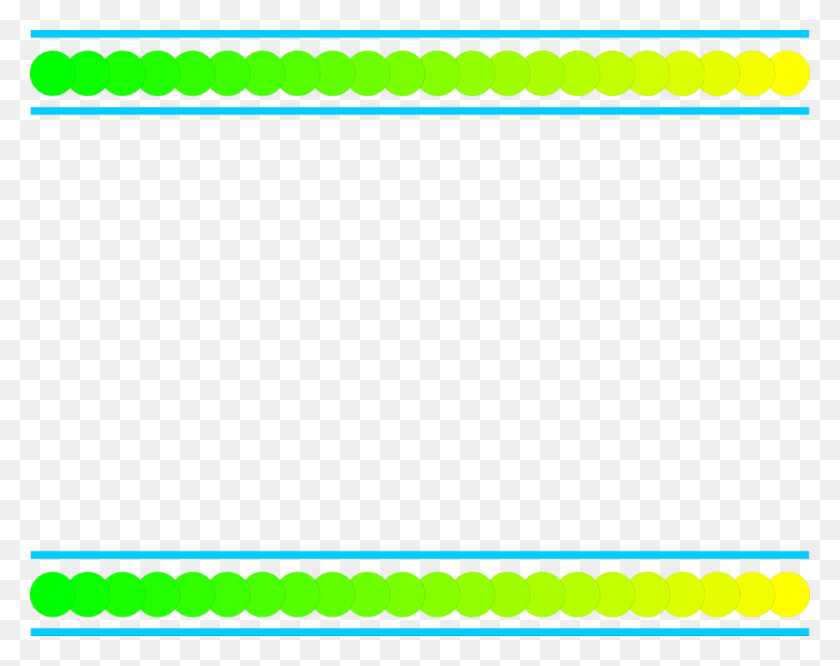 958x745 Yellow Border Frame Clipart Parallel, Screen, Electronics, Text HD PNG Download
