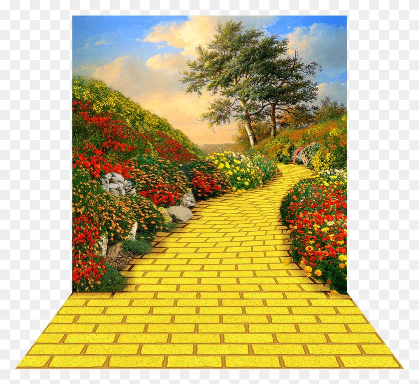 991x901 Yellow Brick Road Antkabir, Walkway, Path, Outdoors Descargar Hd Png