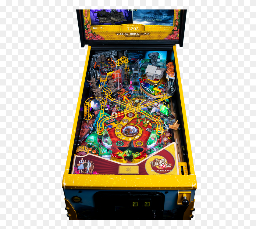 458x690 Yellow Brick Road Limited Edition Pinball, Arcade Game Machine, Toy HD PNG Download