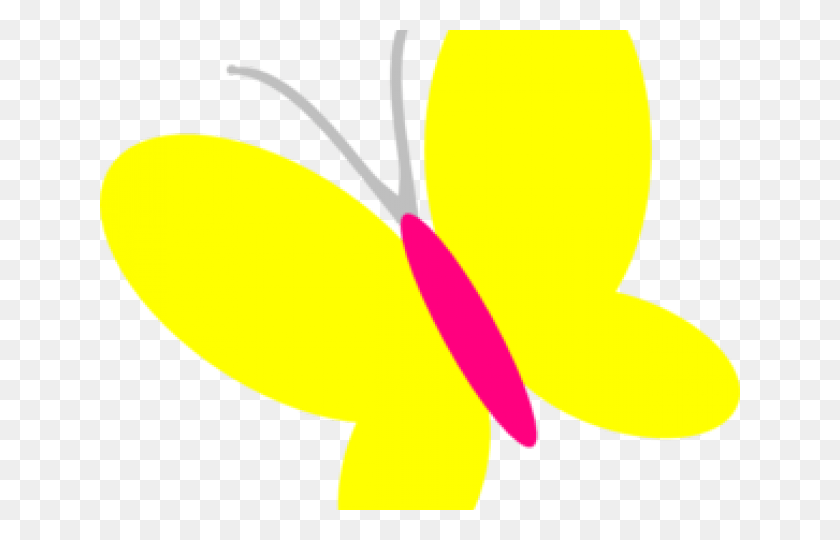 640x480 Descargar Png Mariposa Amarilla Cliparts Mariposa Amarilla Clipart, Planta, Flor, Flor Hd Png
