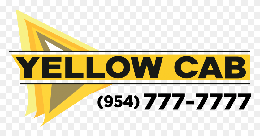 1610x788 Descargar Png Yellow Cab Broward Yellow Cab Fort Lauderdale, Logotipo, Símbolo, Marca Registrada Hd Png.