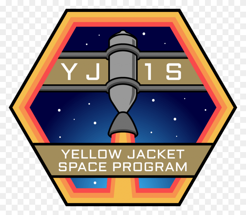 1000x866 Yellow Design Yellow Jacket Space Program, Symbol, Text, Advertisement Descargar Hd Png