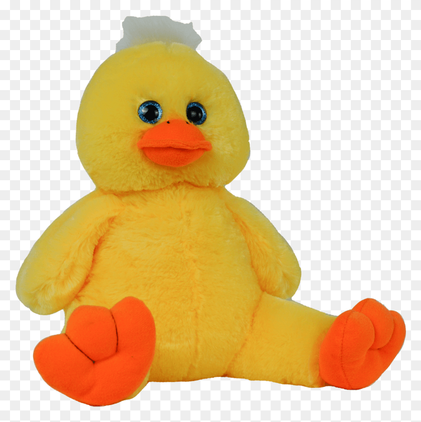 1205x1210 Yellow Duck Stuffed Toy, Plush, Sweets, Food HD PNG Download