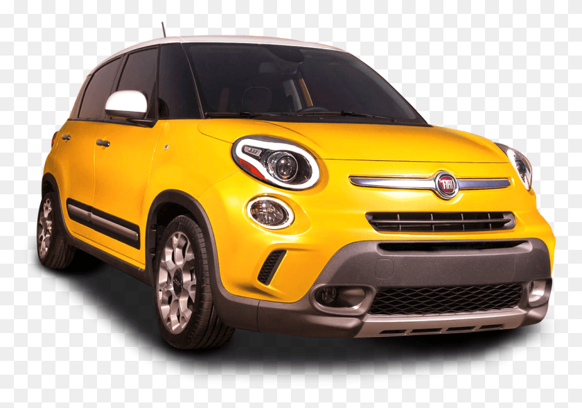 1101x746 Yellow Fiat 500l Car Fiat 500l Trekking Usa, Vehicle, Transportation, Automobile HD PNG Download