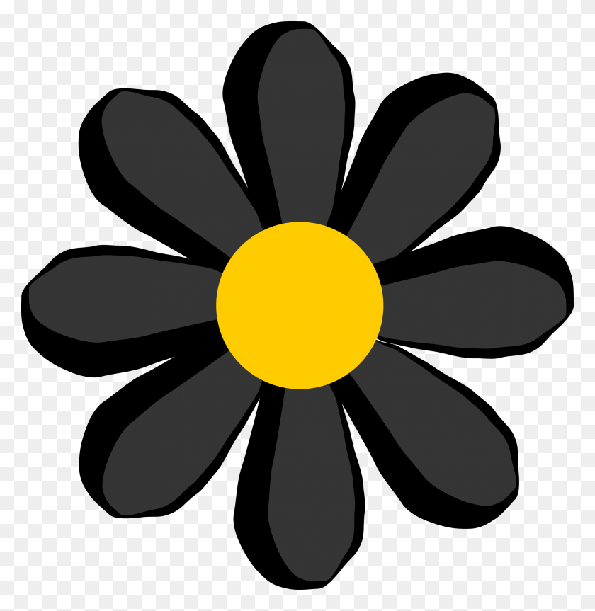 2331x2400 Yellow Flower Clipart Fowers Black And Yellow Flowers Clip Art, Daisy, Flower, Plant HD PNG Download