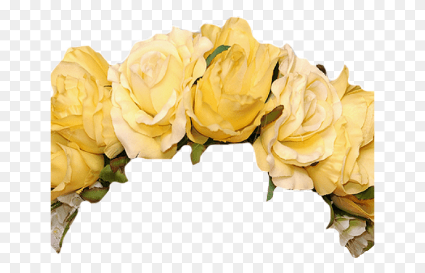 640x480 Желтый Цветок Клипарт Tumblr Прозрачный Желтый Цветок Корона, Роза, Цветок, Растение Hd Png Скачать