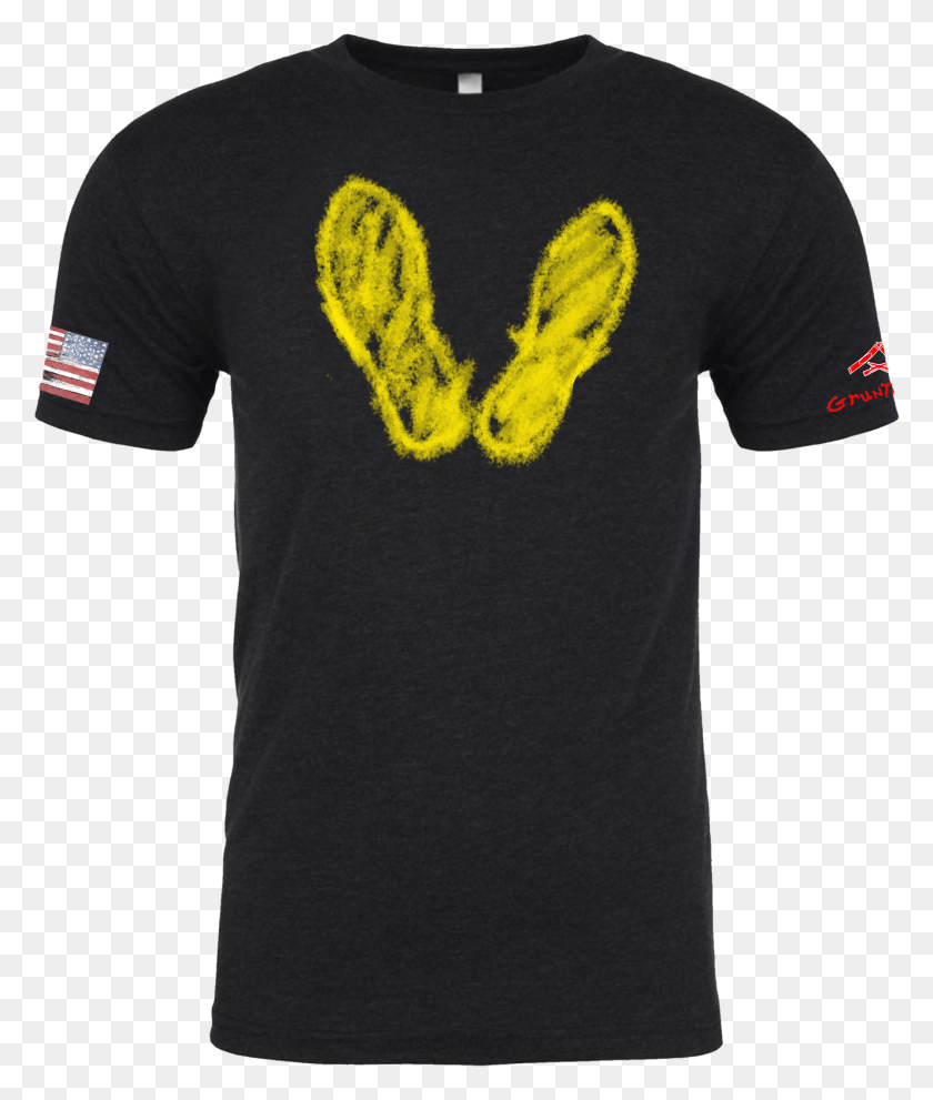 2106x2516 Yellow Footprints Crayon Shirt Crayon, Clothing, Apparel, T-Shirt Descargar Hd Png