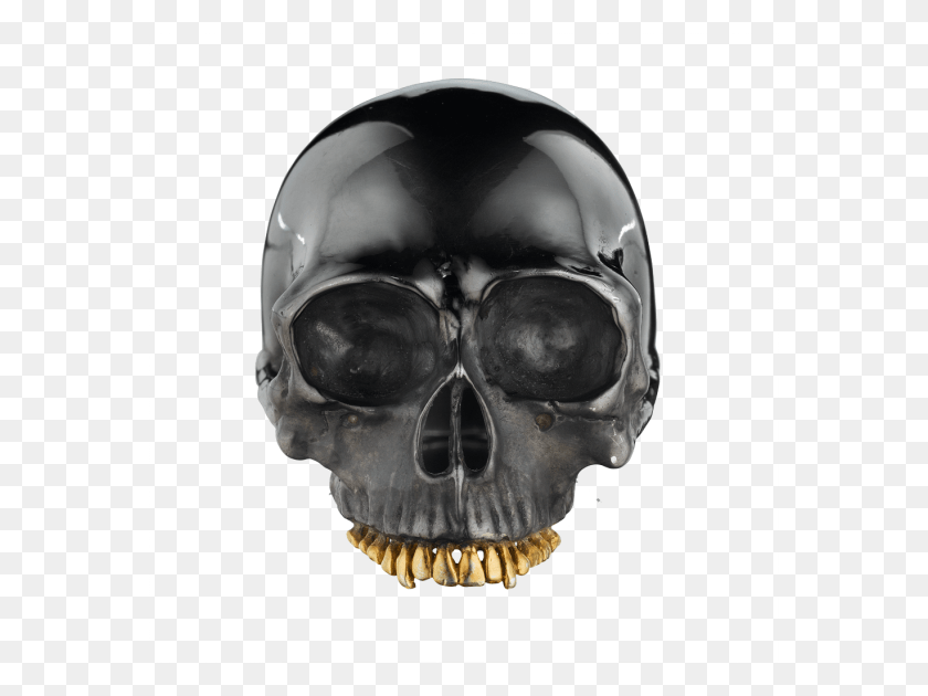 570x570 Yellow Gold And Sterling Silver Black Skull Ring By Skull, Sunglasses, Accessories, Accessory HD PNG Download