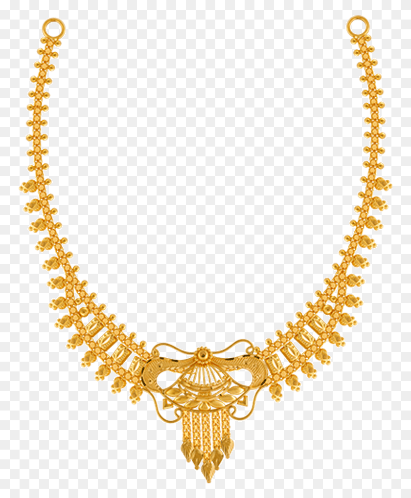 765x959 Yellow Gold Necklace Price Pc Chandra Necklace, Jewelry, Accessories, Accessory HD PNG Download