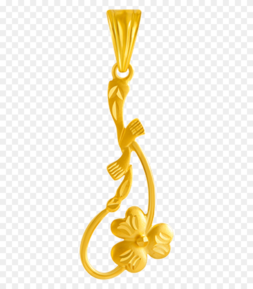 313x899 Yellow Gold Pendant Pendant, Knot, Trophy HD PNG Download