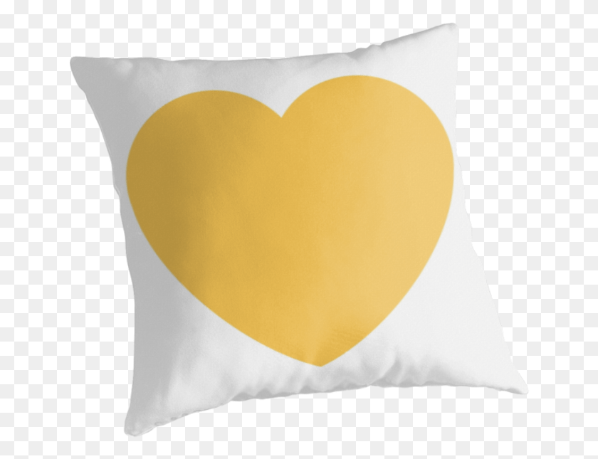 649x585 Yellow Heart Faze Clan, Pillow, Cushion, Balloon HD PNG Download