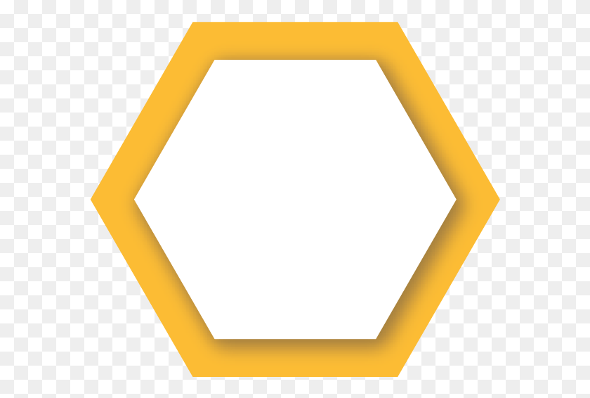 585x506 Yellow Hexagon Infographic Sign, Symbol, Road Sign, Hardhat HD PNG Download