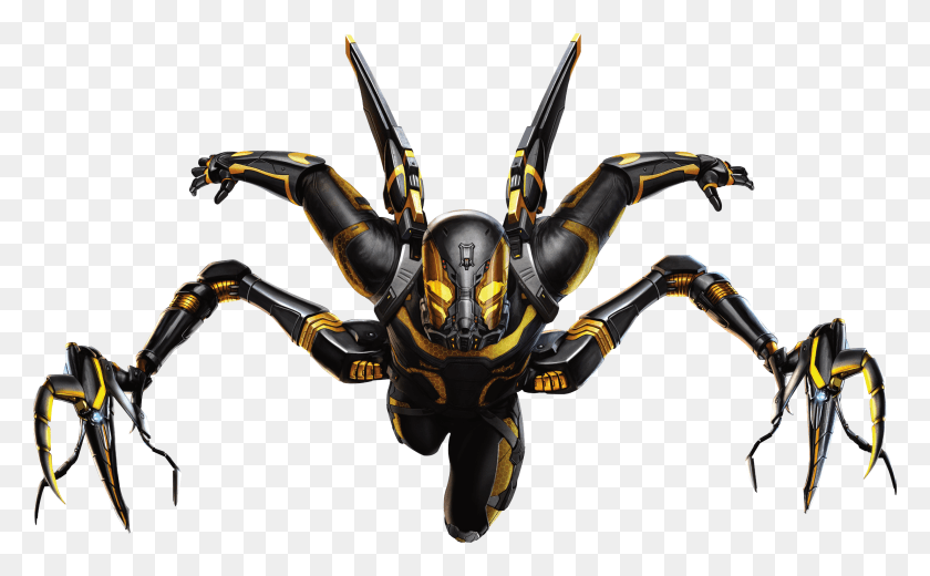 3000x1773 Yellow Jacket Ant Man And Venom, Robot, Invertebrate, Animal HD PNG Download