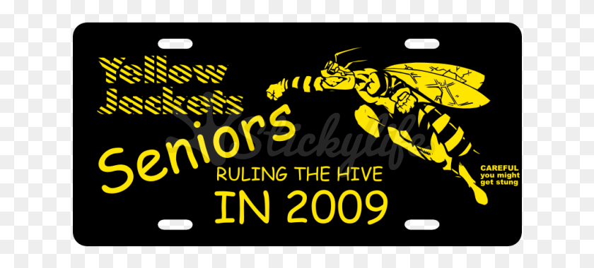 636x320 Yellow Jacket License Plate Superhero, Wasp, Bee, Insect HD PNG Download