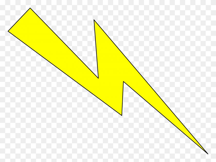 2400x1766 Yellow Lightning Bolt Black Background, Axe, Tool, Symbol HD PNG Download
