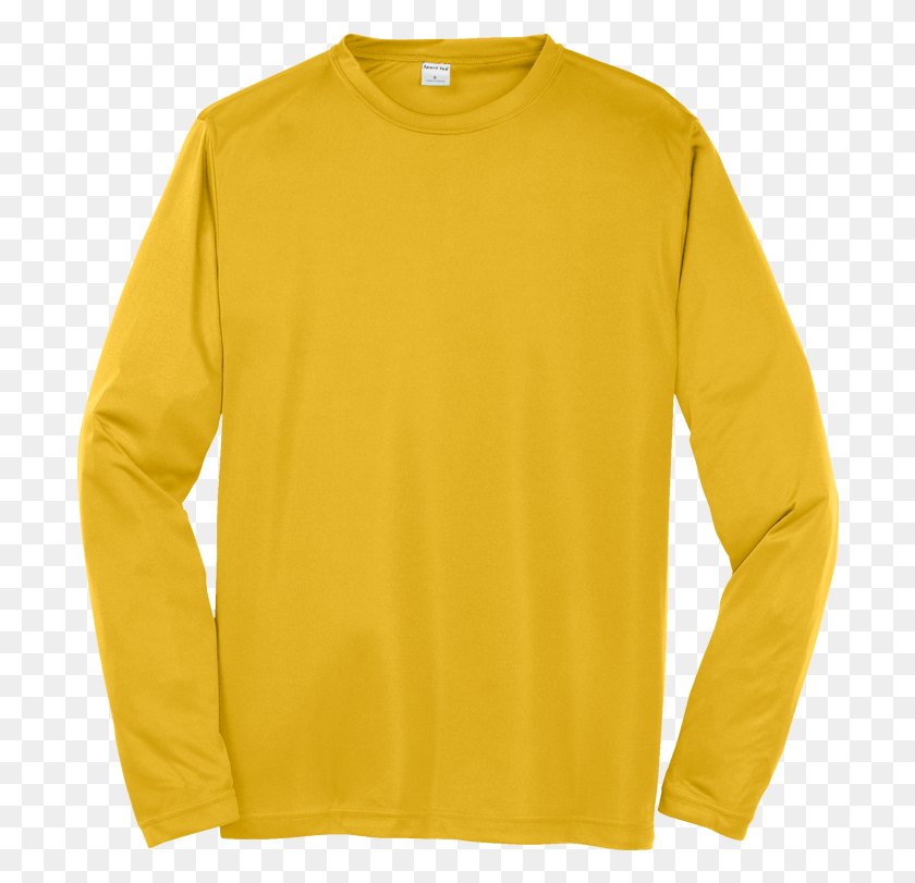 700x751 Yellow Long Sleeve Shirt, Clothing, Apparel, Long Sleeve HD PNG Download