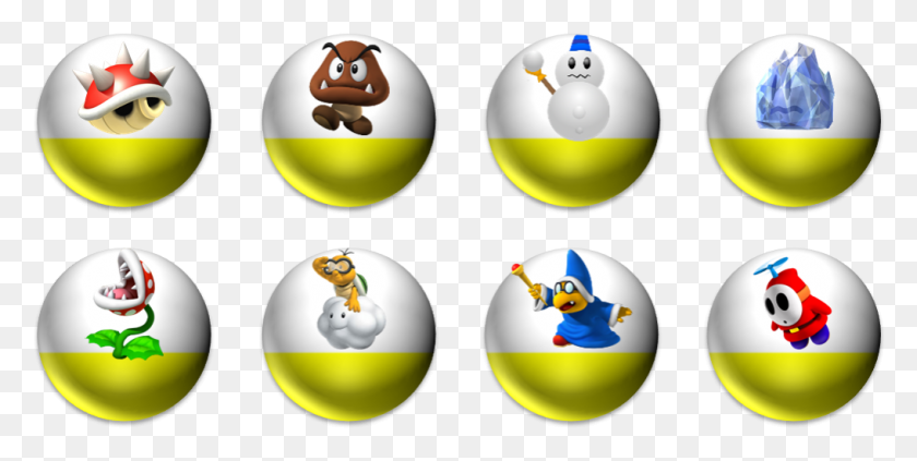 1016x474 Descargar Png / Yellow Orb Images Goomba 8 Bit No, Super Mario, Angry Birds Hd Png