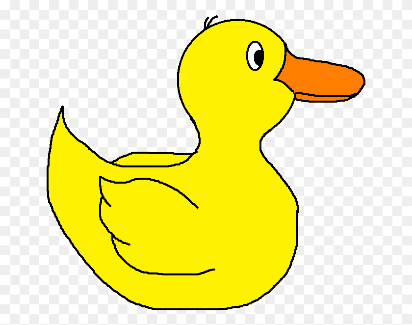 651x602 Yellow Puddle Cliparts Duck, Bird, Animal, Beak HD PNG Download