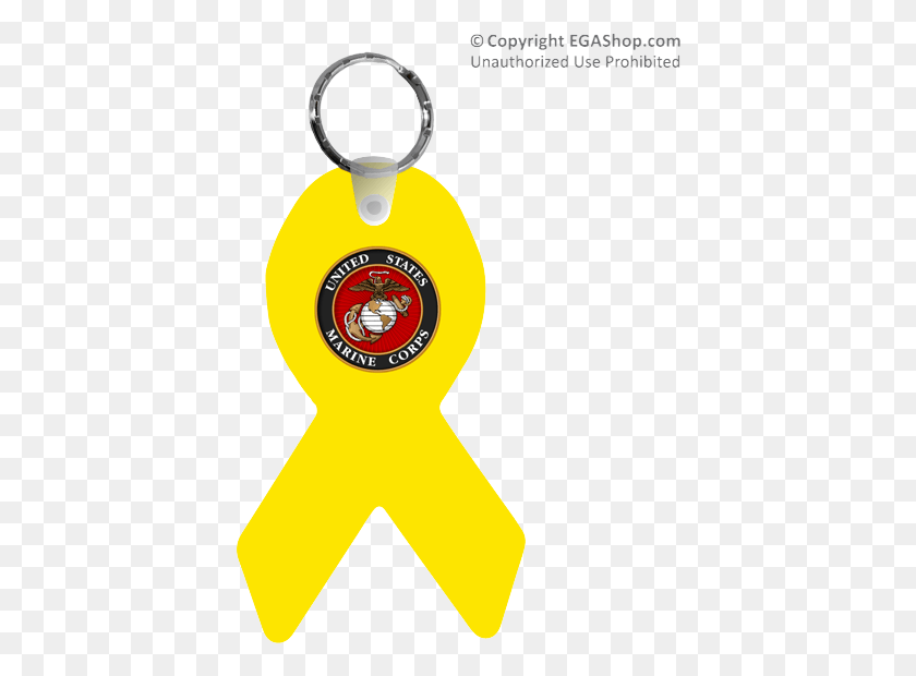 408x560 Yellow Ribbon Amp Marine Corps Seal Keychain, Dynamite, Bomb, Weapon HD PNG Download