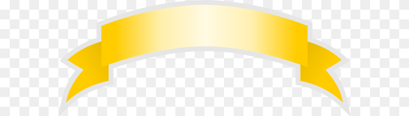 600x239 Yellow Ribbon Banner Clip Art, Logo Clipart PNG