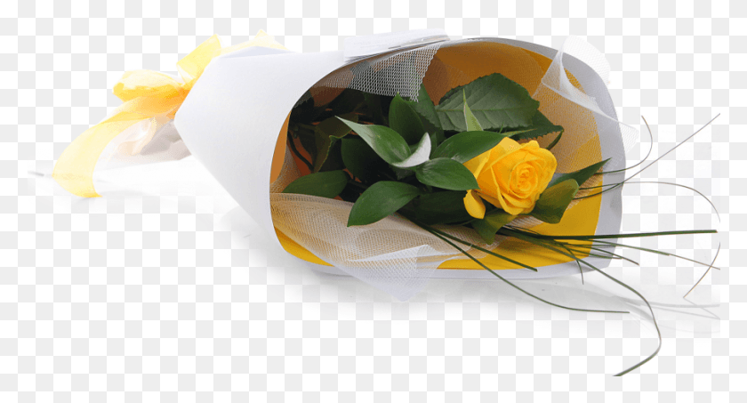 901x454 Yellow Rose Bouquet Single Yellow Rose Flower, Plant, Blossom, Rose HD PNG Download
