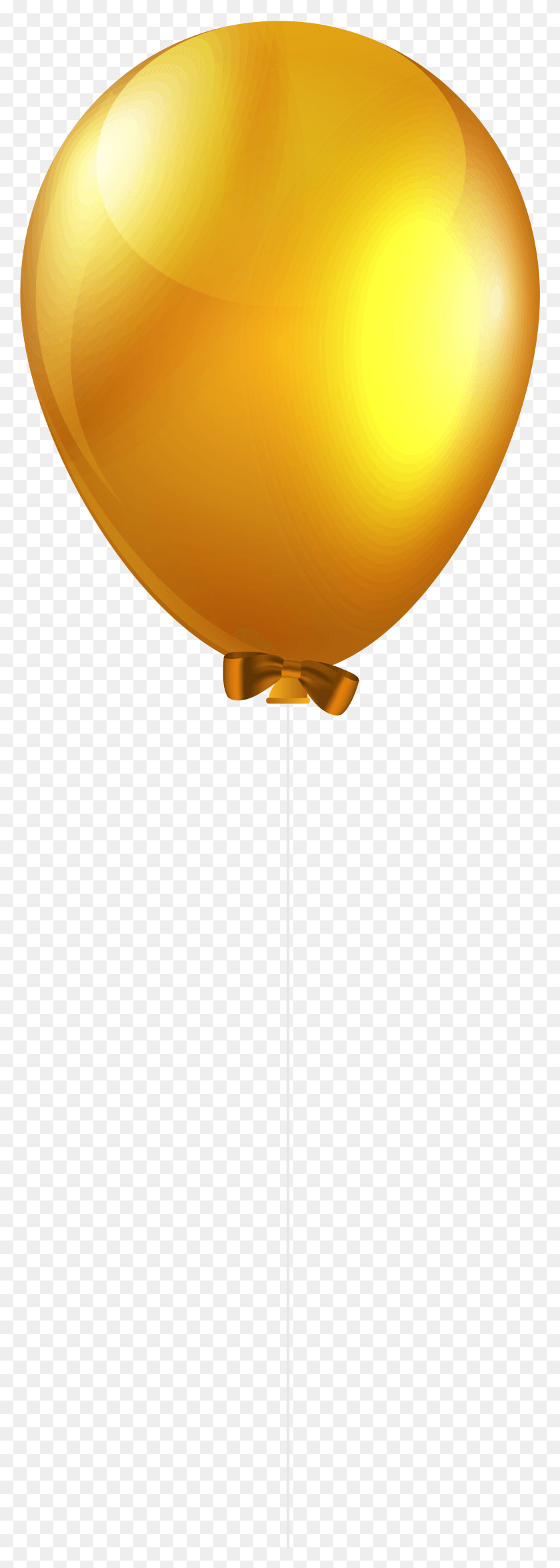2008x5899 Yellow Single Balloon Clip Art Image Gallery Cartoon Single Balloon Clipart, Ball HD PNG Download