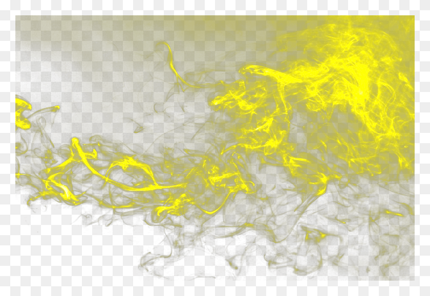 820x546 Yellow Smoke Free Yellow Smoke Transparent, Pattern, Sea Life, Animal HD PNG Download