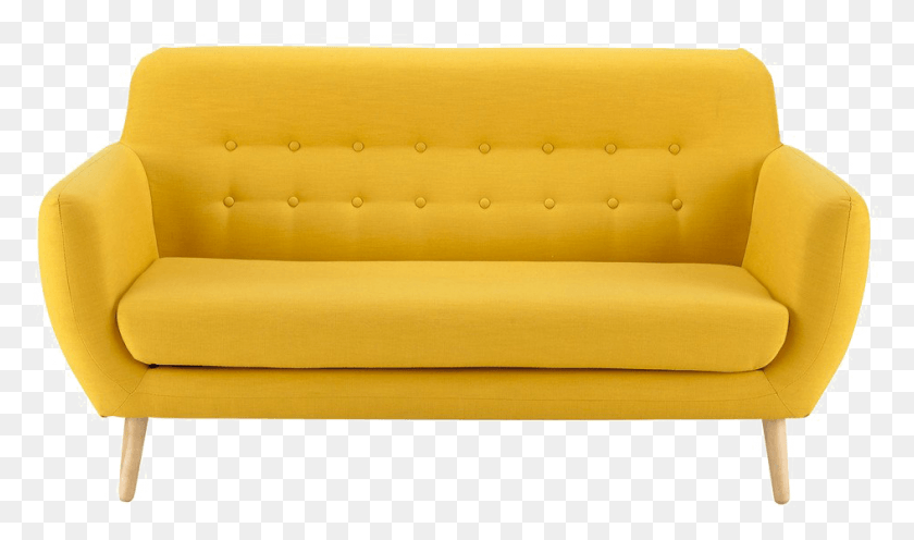 945x529 Yellow Sofa Transparent Image, Couch, Furniture, Chair HD PNG Download