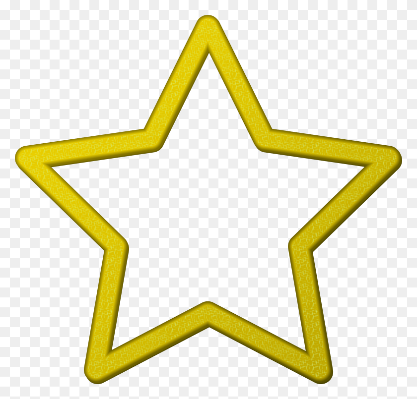 7925x7578 Yellow Star Border Frame Clip Art HD PNG Download