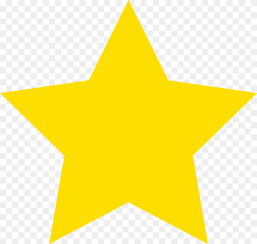 2001x1901 Yellow Star Cut Out, Star Symbol, Symbol Sticker PNG