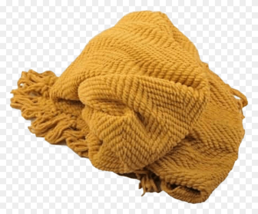 1024x837 Yellow Sticker Transparent Yellow Blanket, Clothing, Apparel, Knitting HD PNG Download