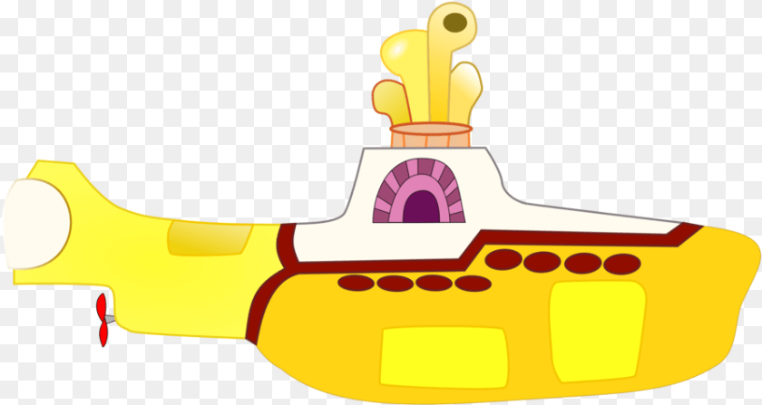 894x476 Yellow Submarine Yellow Submarine Beatles Cartoon, Bulldozer, Machine, Transportation, Vehicle Clipart PNG