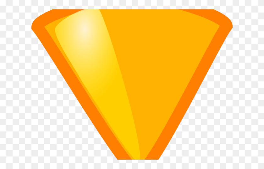 640x480 Yellow Triangle Cliparts, Plectrum, Icing, Cream HD PNG Download