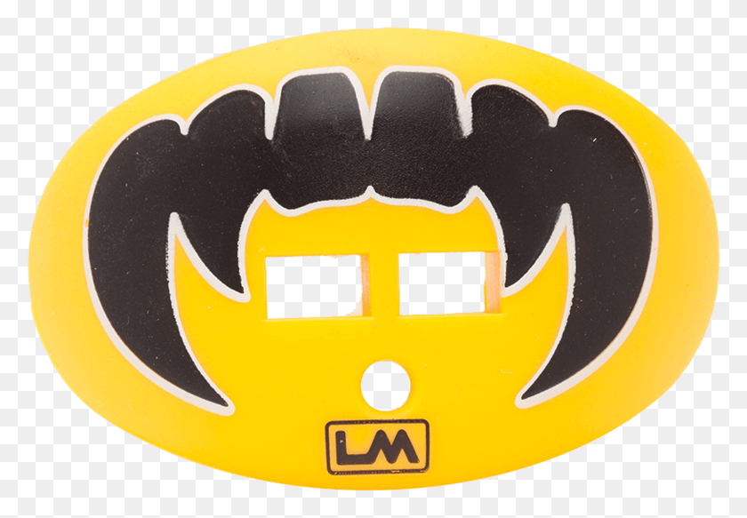 1560x1046 Yellow Vampire Fang Football Mouthpiece Emblem, Label, Text, Symbol HD PNG Download