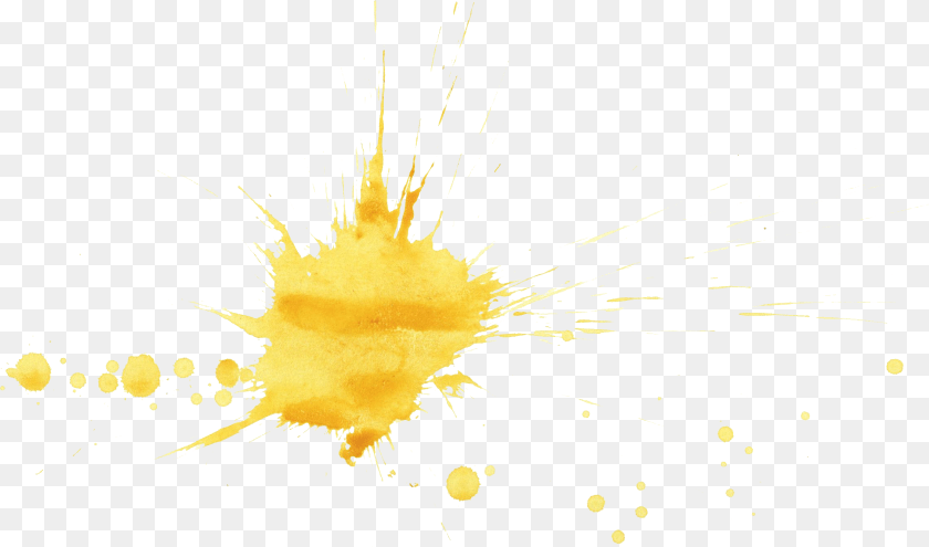 2264x1334 Yellow Watercolor Splatter Watercolor Painting, Flare, Light, Stain PNG