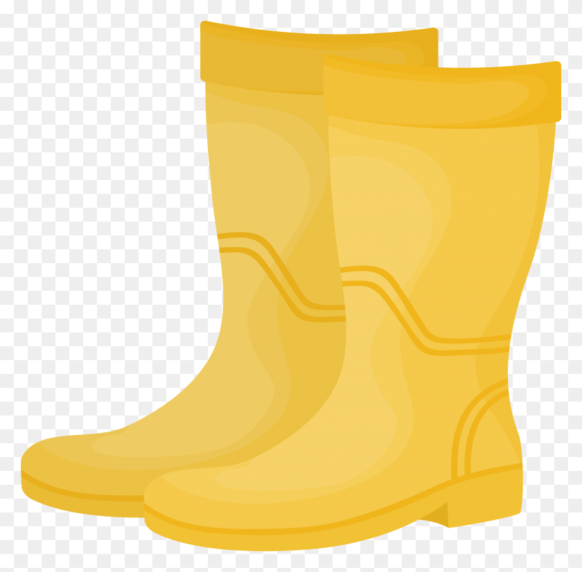 2779x2731 Yellow Wellington Boot Rubber Boots, Clothing, Apparel, Footwear HD PNG Download