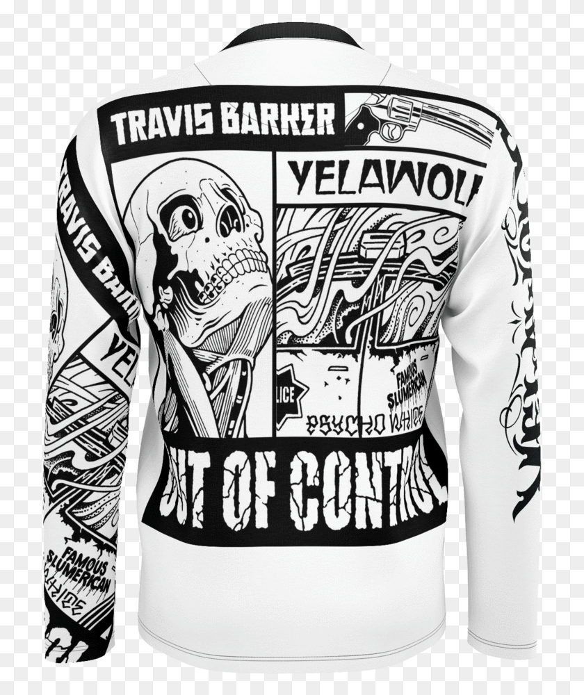 719x940 Yellow Wolf Long Sleeves T Shirt Yelawolf Out Of Control Album, Clothing, Apparel, Sleeve HD PNG Download