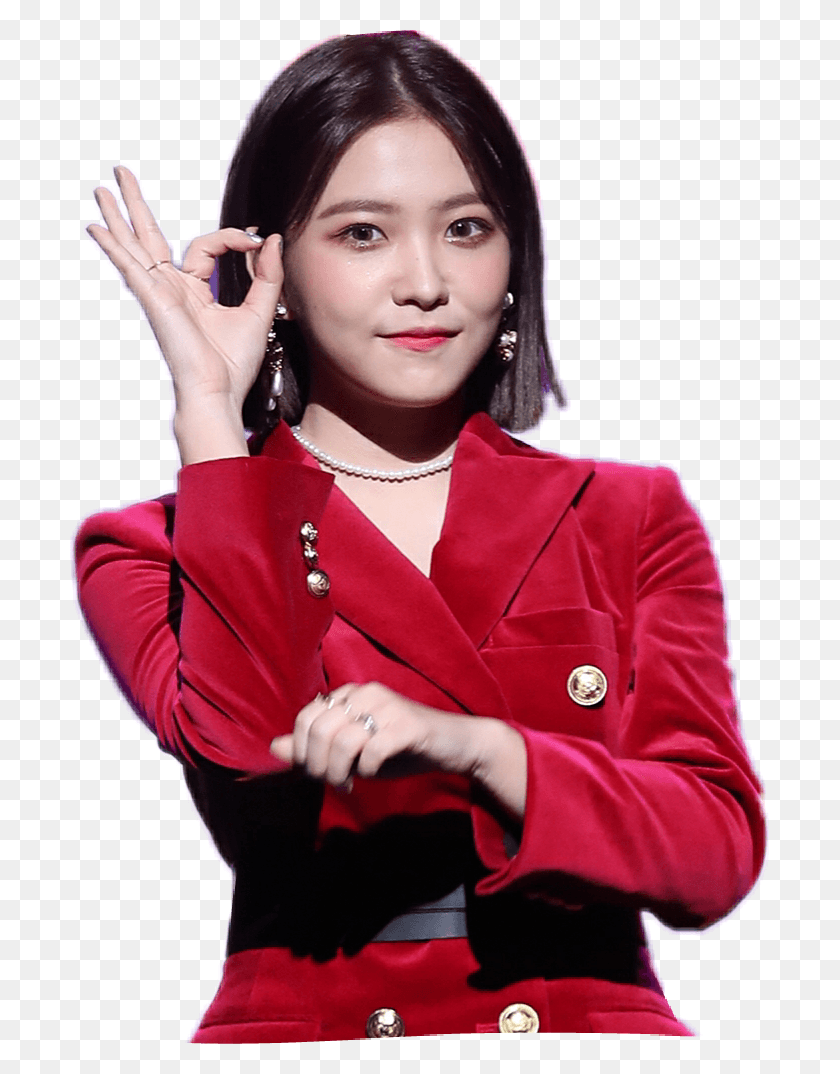 699x1014 Yeri Red Velvet Sticker Yeri Red Velvet Sticker, Female, Person, Clothing HD PNG Download