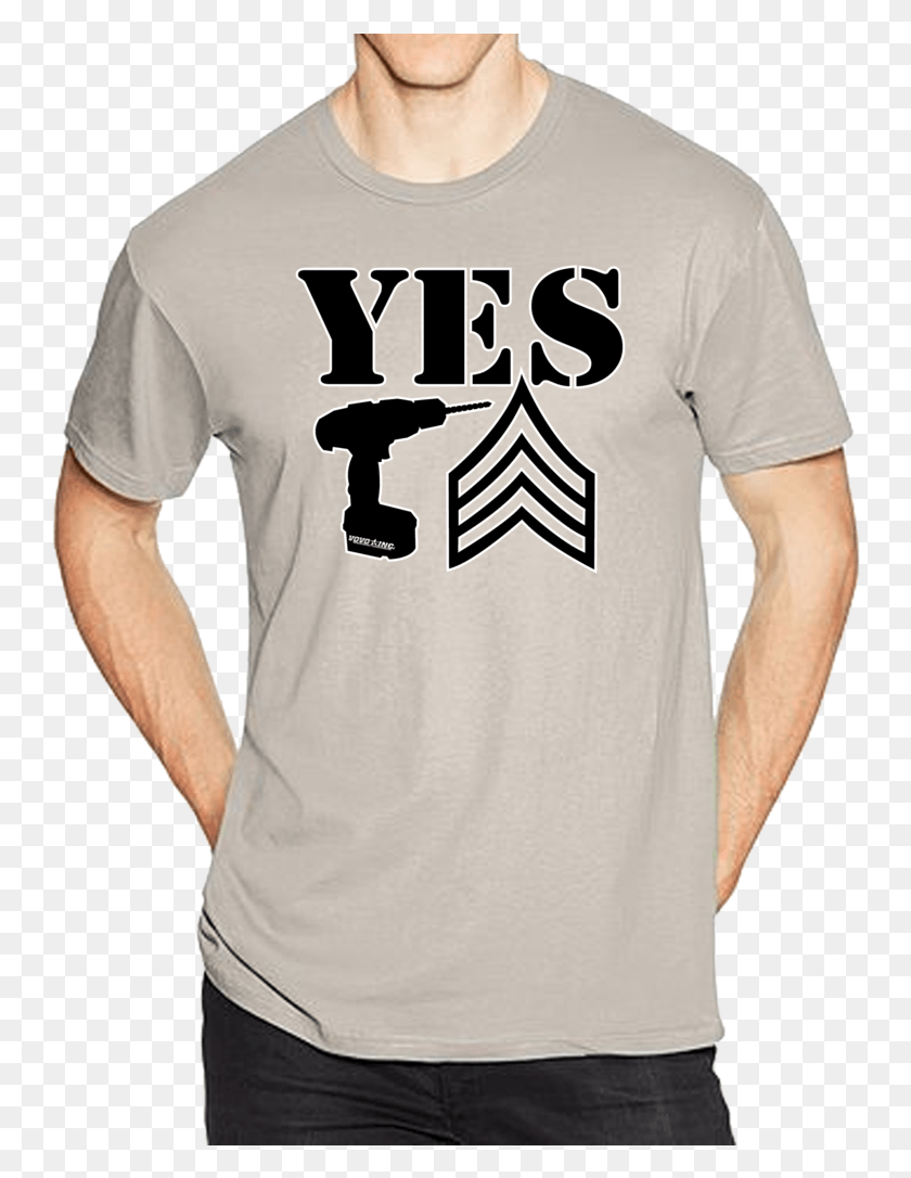 746x1026 Yes Drill Sergeant Short Sleeve T Shirt, Clothing, Apparel, T-shirt HD PNG Download